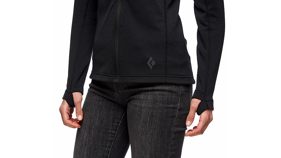 Black Diamond Coefficient Fleece Hoody - Womens, Black, Medium, AP7440210002MED1