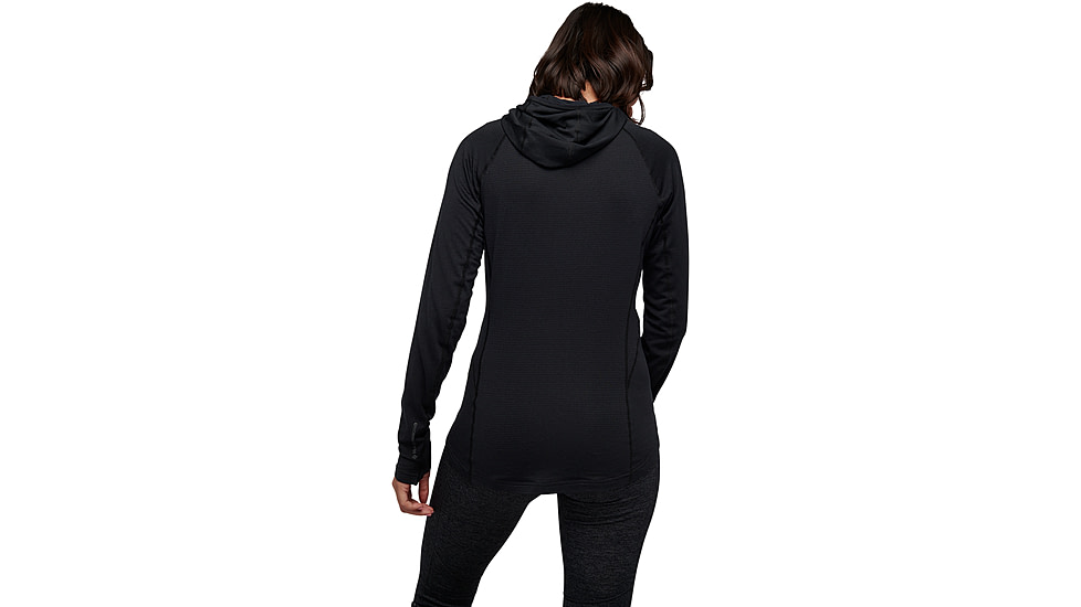 Black Diamond Coefficient LT Hybrid Hoody - Womens, Black, Medium, AP7440560002MED1