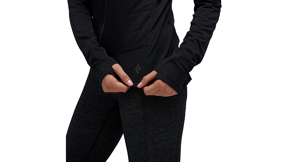 Black Diamond Coefficient LT Hybrid Hoody - Womens, Black, Medium, AP7440560002MED1