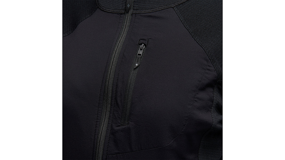 Black Diamond Coefficient LT Hybrid Hoody - Womens, Black, Medium, AP7440560002MED1