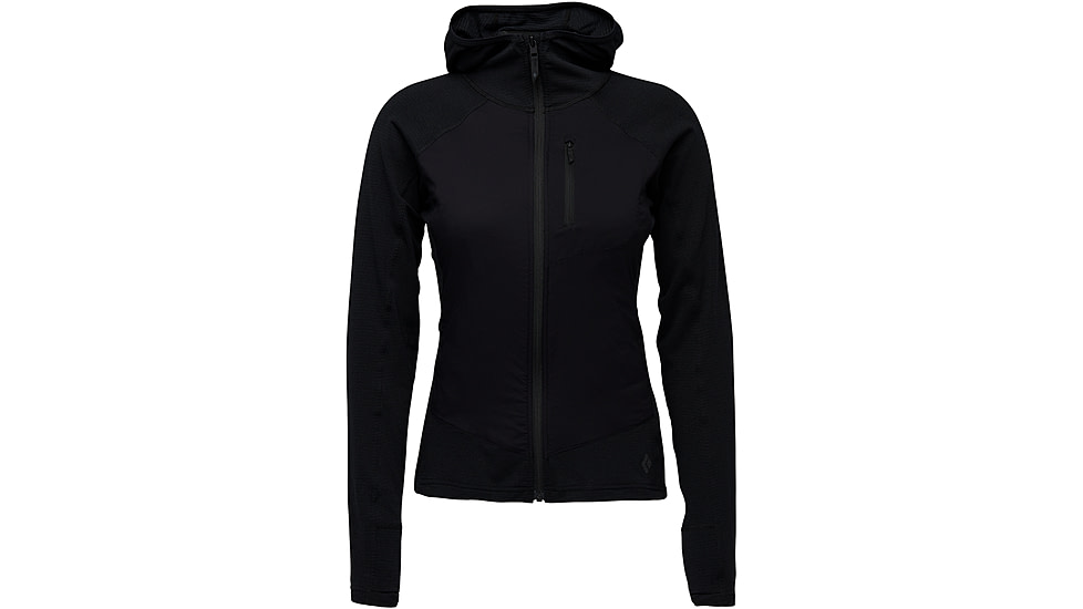 Black Diamond Coefficient LT Hybrid Hoody - Womens, Black, Medium, AP7440560002MED1