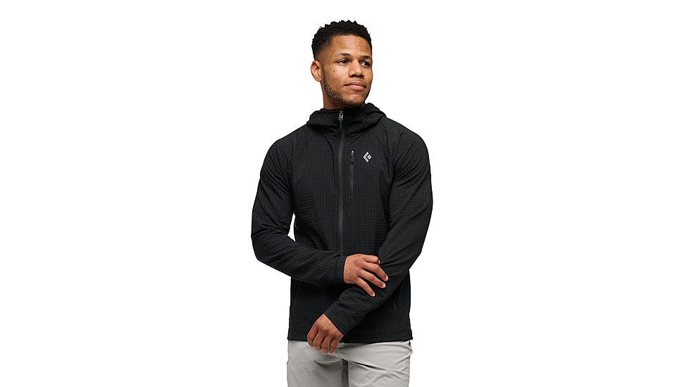Black Diamond Coefficient Storm FZ Hoody - Mens, Black, Small, AP7440180002SML1