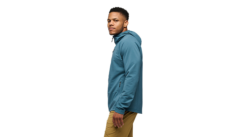 Black Diamond Coefficient Storm FZ Hoody - Mens, Creek Blue, Extra Large, AP7440184064XLG1