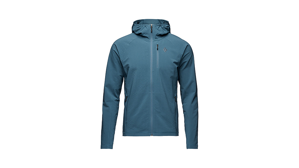 Black Diamond Coefficient Storm FZ Hoody - Mens, Creek Blue, Extra Large, AP7440184064XLG1