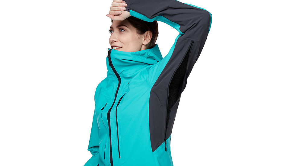 Black Diamond Dawn Patrol Hybrid Shell Jacket - Women's, Dark Patina, Small, AP7450054050SML1