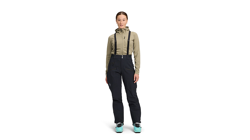 Black Diamond Dawn Patrol Pants - Womens, Black, Extra Small, AP7430070002XSM1