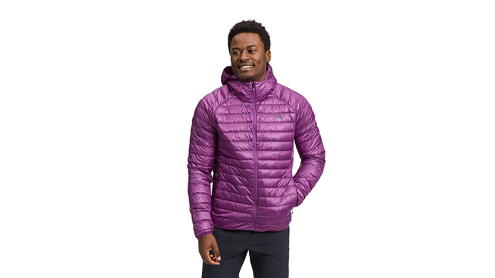Black Diamond Deploy Down 0.5 Full Zip Hoody - Mens, Piton Purple, Medium, AP7460085022MED1