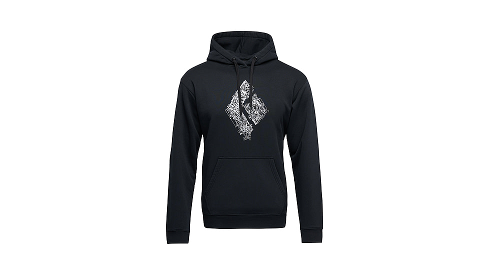 Black Diamond Engineered Diamond Pullover Hoody - Mens, Black, Medium, AP7524630002MED1