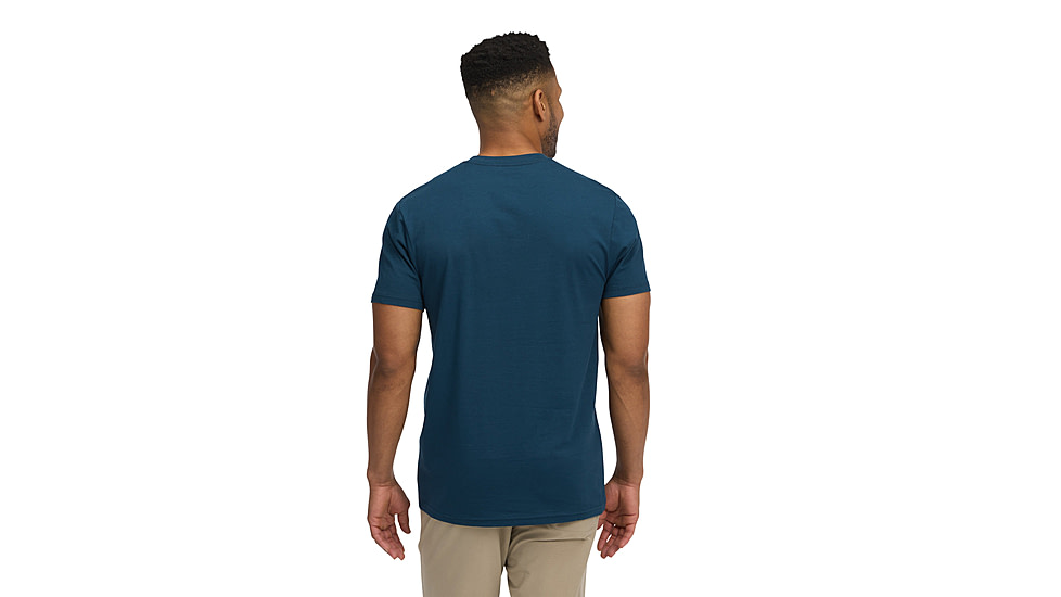 Black Diamond Engineered Diamond Short Sleeve Tee - Mens, Indigo, Large, AP7524724013LRG1