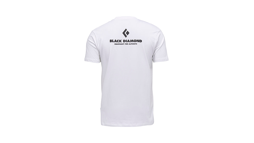Black Diamond Equipment for Alpinists Short Sleeve Tee - Mens, White, Large, APYL4X1006LRG1