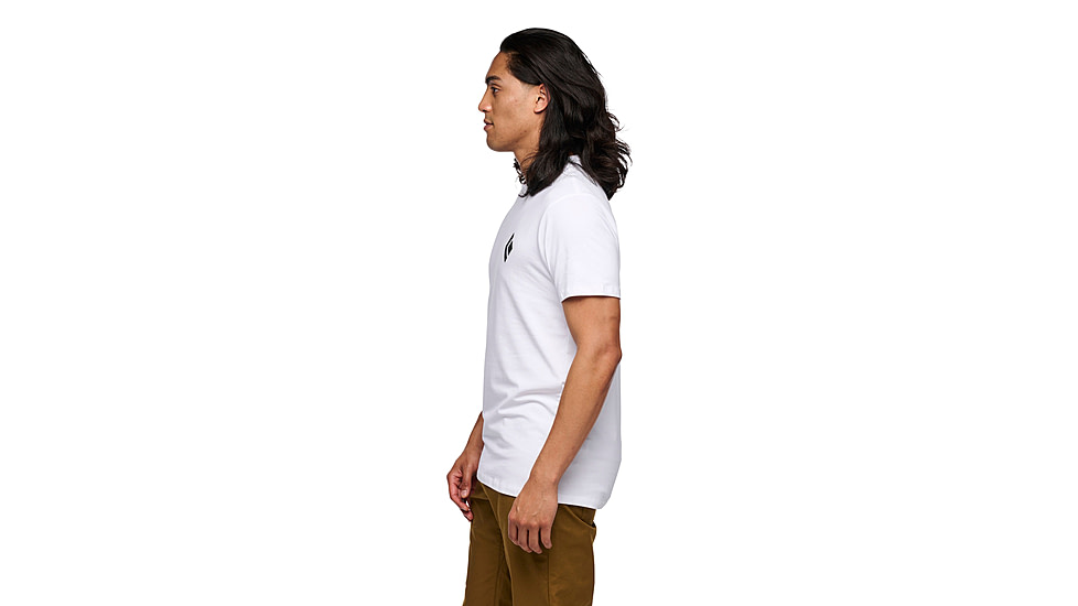Black Diamond Equipment for Alpinists Short Sleeve Tee - Mens, White, Large, APYL4X1006LRG1