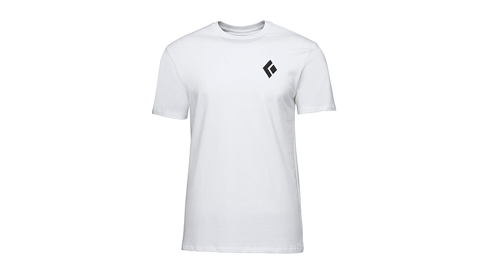 Black Diamond Equipment for Alpinists Short Sleeve Tee - Mens, White, Large, APYL4X1006LRG1