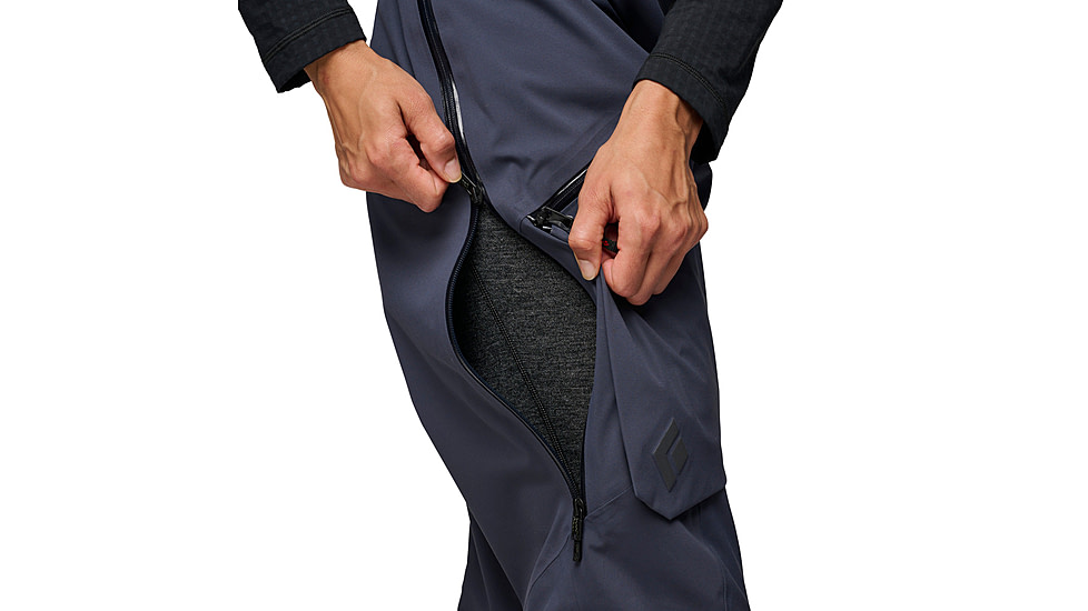 Black Diamond Factor Bibs - Womens, Charcoal, Large, AP7410260038LRG1