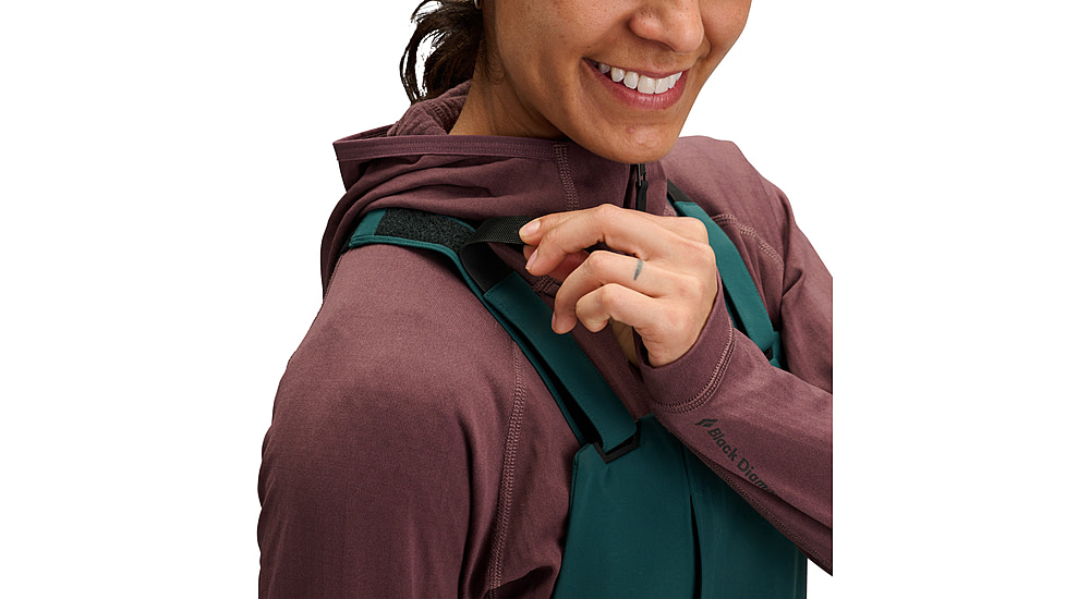 Black Diamond Factor Bibs - Womens, Deep Woods, Small, AP7410263062SML1