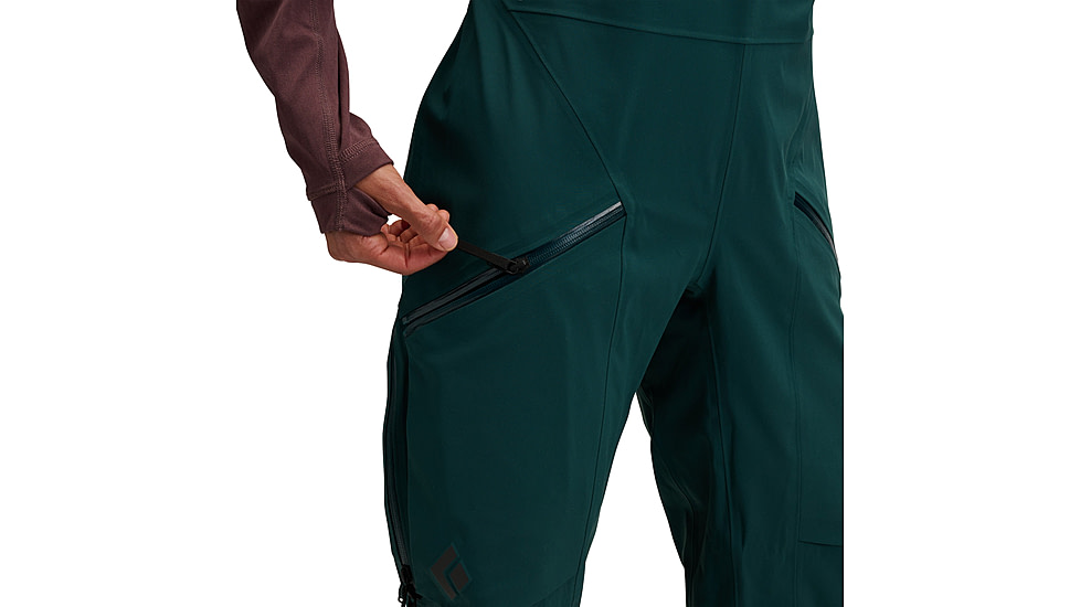 Black Diamond Factor Bibs - Womens, Deep Woods, Small, AP7410263062SML1