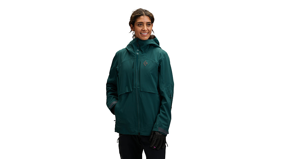 Black Diamond Factor Shell - Womens, Deep Woods, Medium, AP7461083062MED1