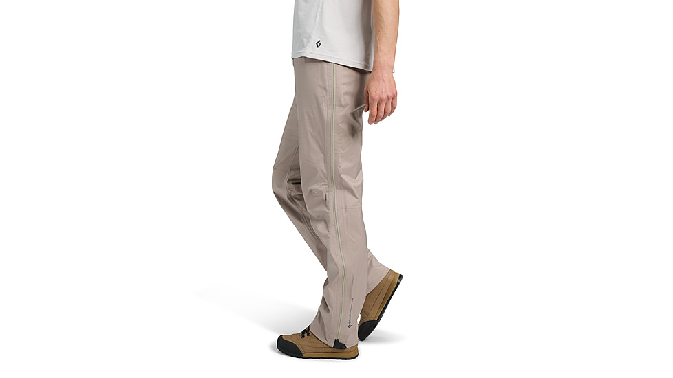Black Diamond Fineline Stretch Full Zip Pants - Womens, Moonstone, Large, AP7420142018LRG1