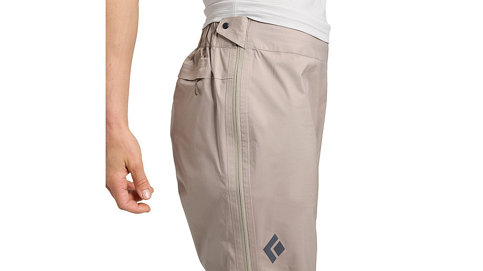 Black Diamond Fineline Stretch Full Zip Pants - Womens, Moonstone, Large, AP7420142018LRG1
