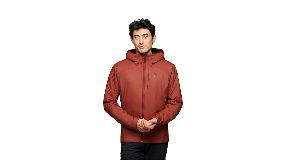 Black Diamond First Light Hybrid Hoody - Men's, Iron Red, Extra Large, AP7522656053XLG1