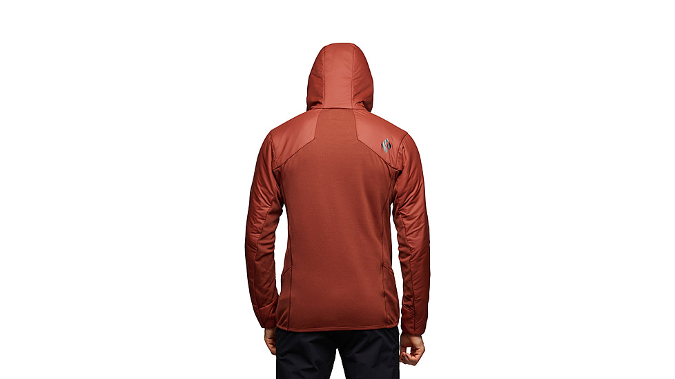 Black Diamond First Light Hybrid Hoody - Mens, Iron Red, Extra Large, AP7522656053XLG1