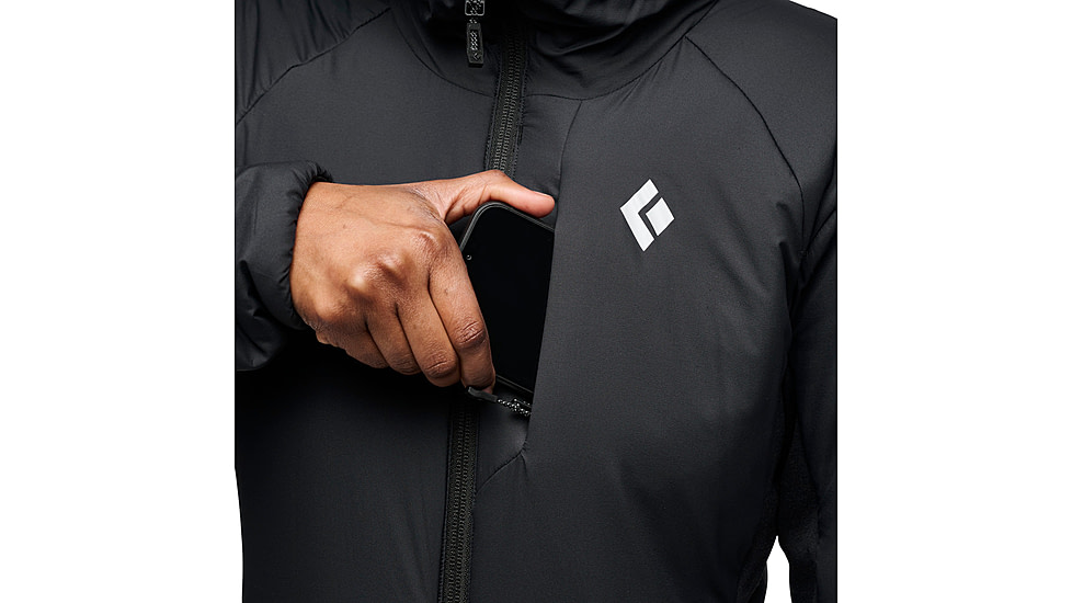 Black Diamond First Light Hybrid Hoody - Womens, Black, Large, AP7522660002LRG1