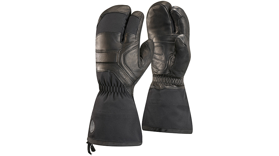 Black Diamond Guide Finger Gloves, Black, Medium, BD8010480002MED1