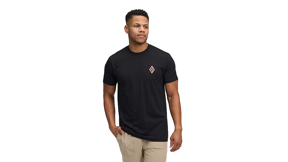 Black Diamond Heritage Alpinist Short Sleeve Tee - Mens, Black, Medium, AP7524670002MED1