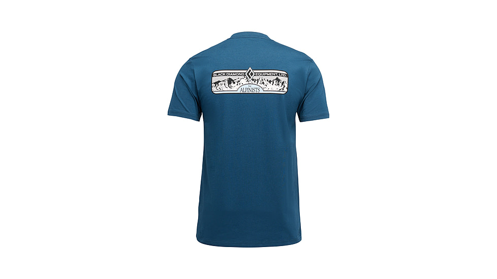Black Diamond Heritage Alpinist Short Sleeve Tee - Mens, Indigo, Small, AP7524674013SML1
