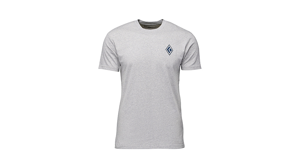 Black Diamond Heritage Alpinist Short Sleeve Tee - Mens, Nickel Heather, Medium, AP7524671014MED1