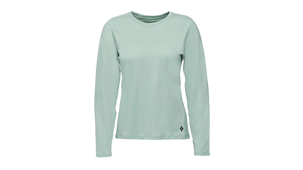 Black Diamond Lightwire Long Sleeve Tee - Womens, Foam Green, Medium, AP7520103041MED1