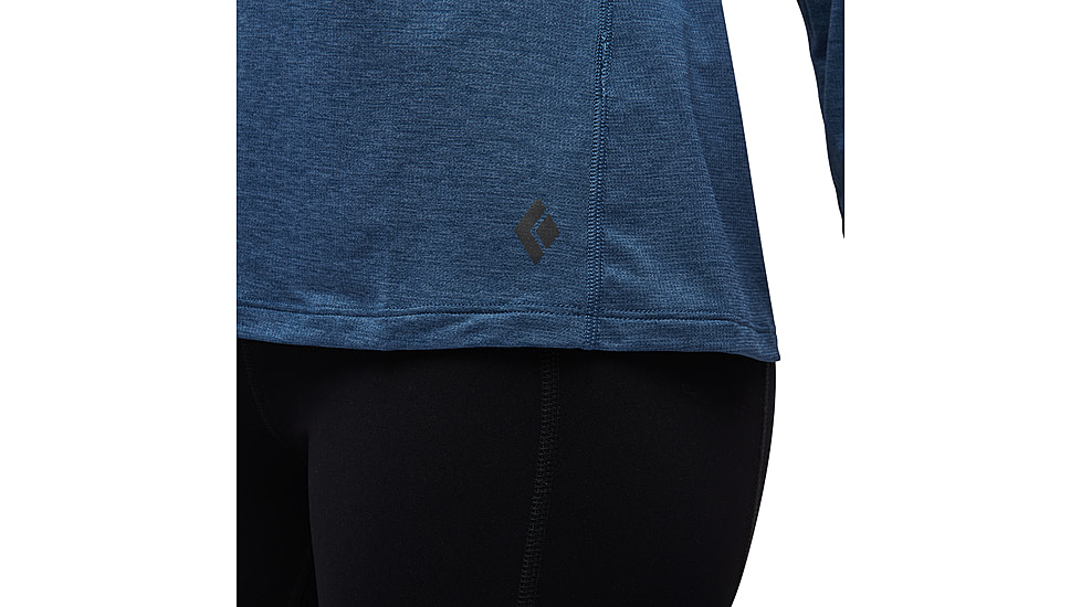Black Diamond Lightwire Long Sleeve Tee - Womens, Ink Blue, Large, AP7520104014LRG1