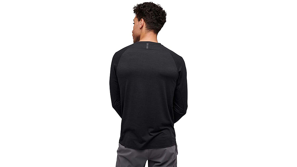 Black Diamond Lightwire LS Tech Tee - Mens, Black, Medium, AP7530900002MED1