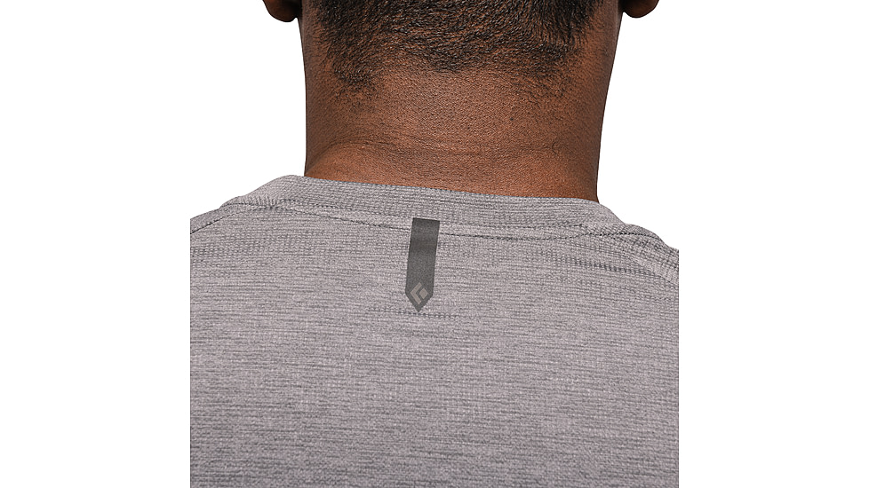 Black Diamond Lightwire LS Tech Tee - Mens, Steel Grey, Large, AP7530900034LRG1