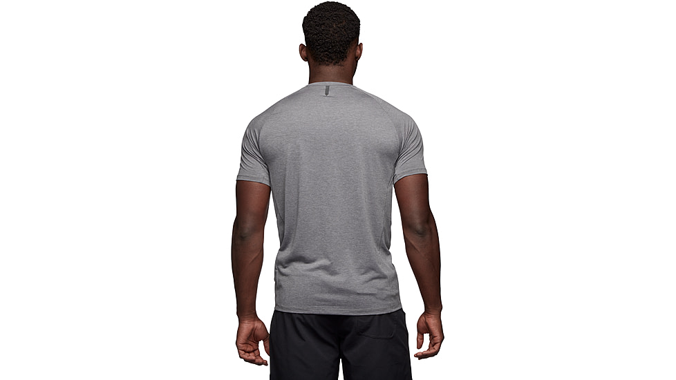 Black Diamond Lightwire Short Sleeve Tech Tee - Mens, Steel Grey, Extra Small, AP7524270034XSM1
