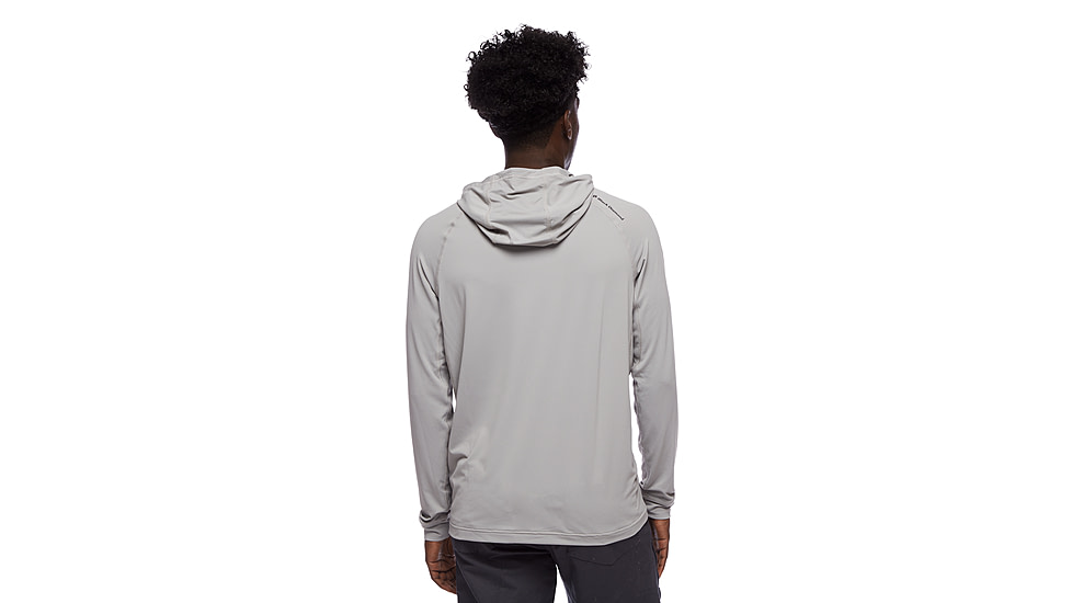 Black Diamond LS Alpenglohoody - Mens, Pewter, Extra Large, AP7520201016XLG1