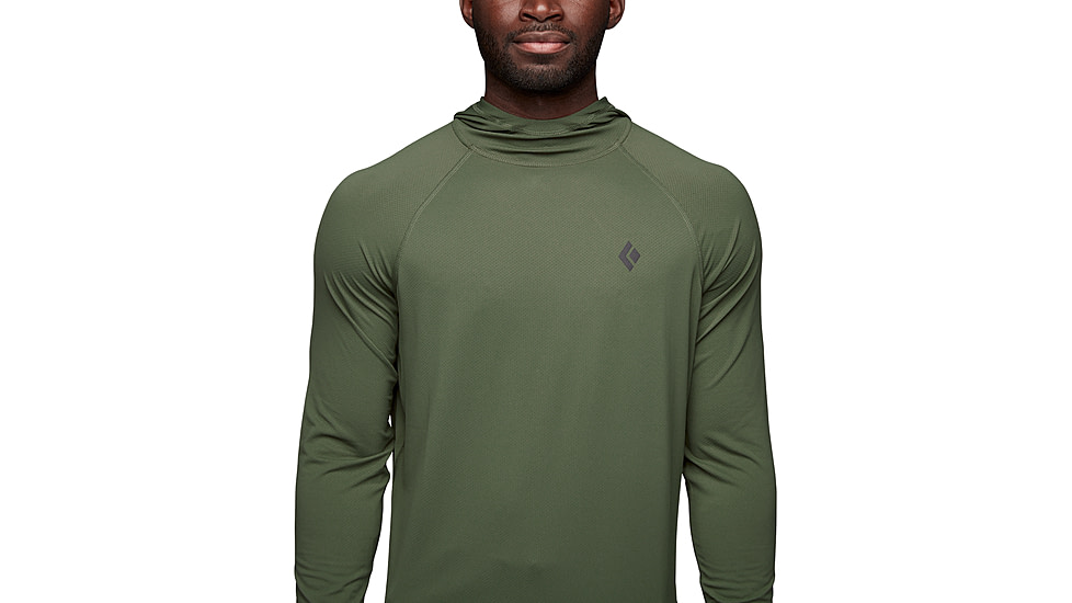 Black Diamond LS Alpenglow Hoody - Mens, Tundra, Small, AP7520203010SML1