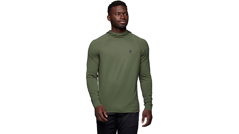 Black Diamond LS Alpenglow Hoody - Mens, Tundra, Small, AP7520203010SML1