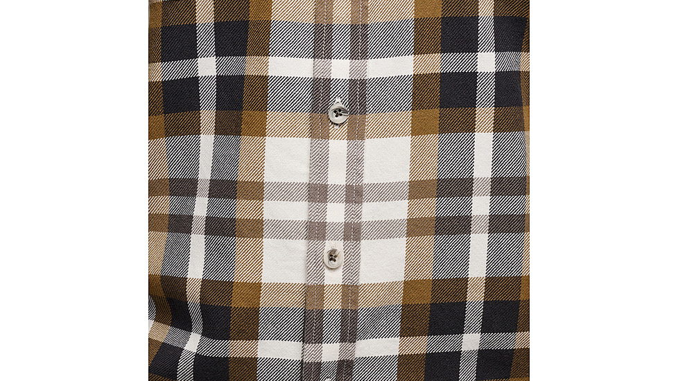 Black Diamond Project Twill Shirt - Mens, Dark Curry/Off White, Large, AP7530919628LRG1