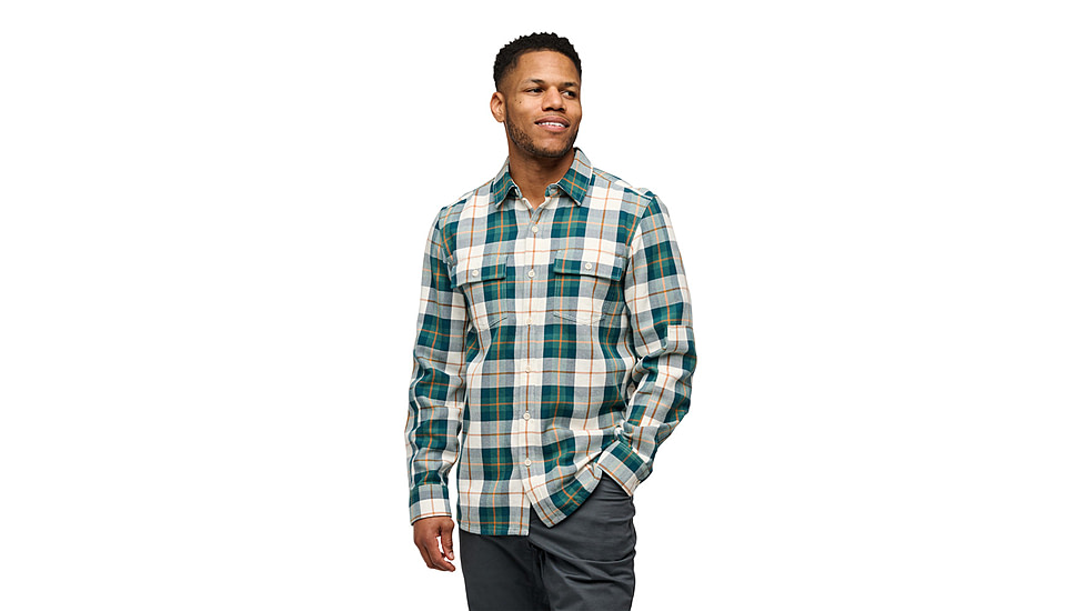 Black Diamond Project Twill Shirt - Mens, Raging Sea/Henna, Medium, AP7530919651MED1