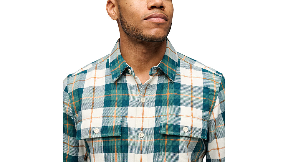 Black Diamond Project Twill Shirt - Mens, Raging Sea/Henna, Medium, AP7530919651MED1