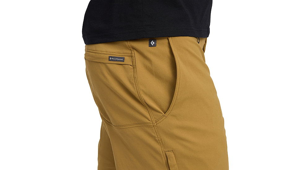 Black Diamond Pursuit Shorts - Mens, Flax, 34, AP75015220210341