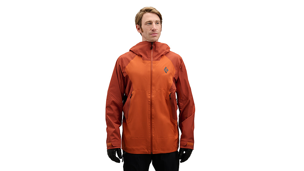 Black Diamond Recon LT Stretch Shell - Mens, Saffron/Burnt Sienna, Extra Large, AP7450199712XLG1