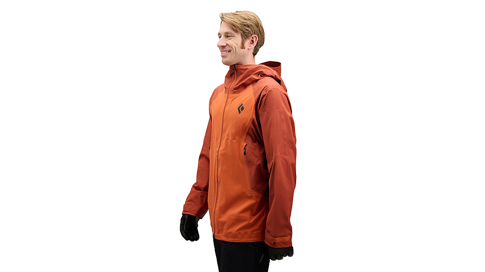 Black Diamond Recon LT Stretch Shell - Mens, Saffron/Burnt Sienna, Extra Large, AP7450199712XLG1