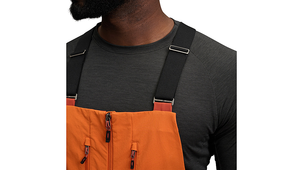 Black Diamond Recon Stretch Bibs - Mens, Saffron/Burnt Sienna, Small, AP7410289712SML1