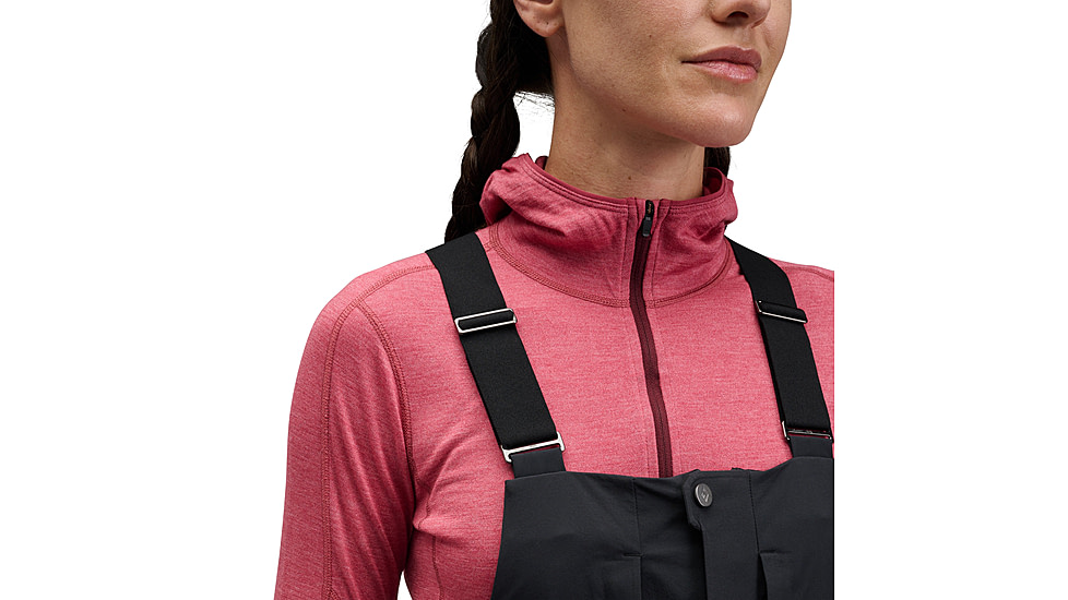 Black Diamond Recon Stretch Bibs - Womens, Black, Large, AP7410350002LRG1