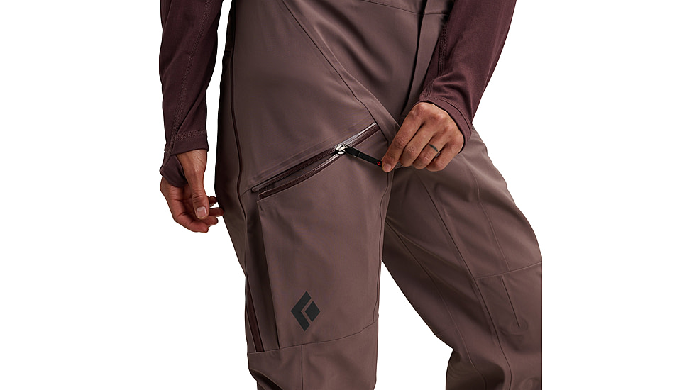 Black Diamond Recon Stretch Bibs - Womens, Pale Mauve/Dark Mauve, Small, AP7410359711SML1