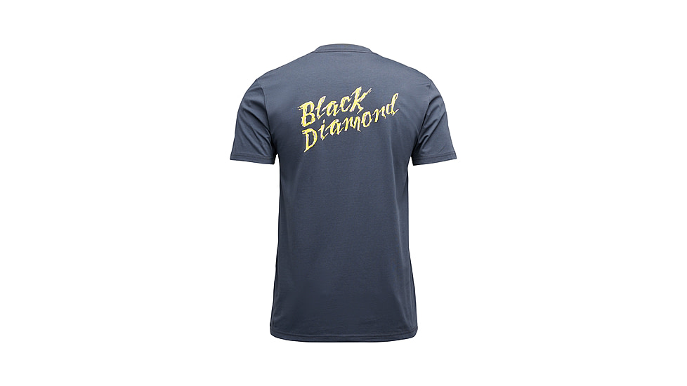 Black Diamond Shredded Short Sleeve Tee - Mens, Charcoal, Medium, AP7524920038MED1