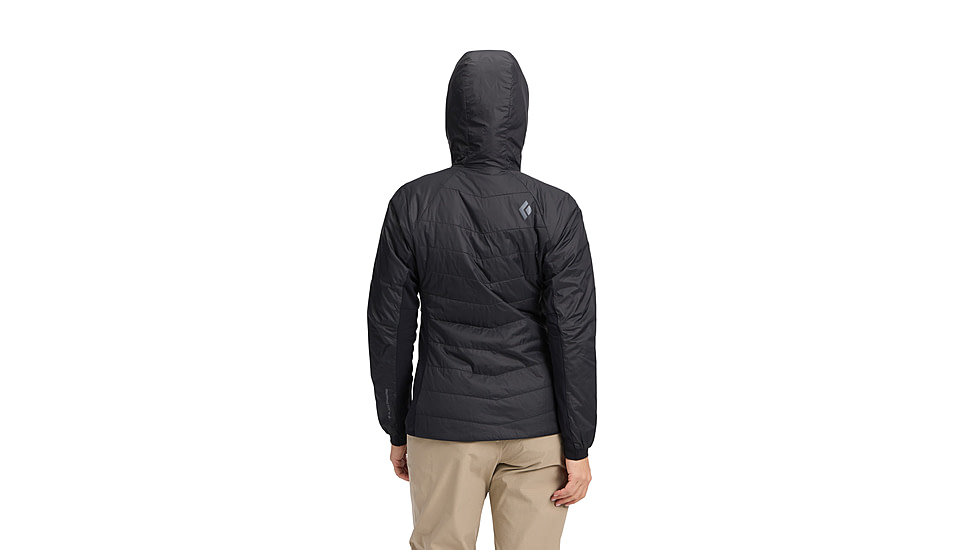 Black Diamond Solution 1.0 Hoody - Womens, Black, Large, AP7460270002LRG1