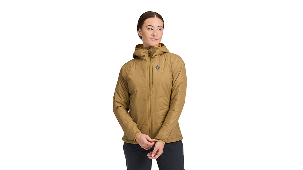 Black Diamond Solution 2.0 Hoody - Womens, Flax, Small, AP7440842021SML1