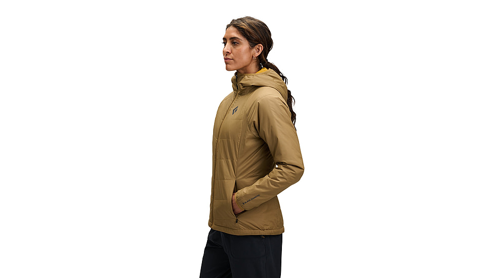 Black Diamond Solution 2.0 Hoody - Womens, Flax, Small, AP7440842021SML1
